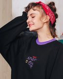 ダブルユーブイプロジェクト(WV PROJECT)SCRIBBLE SWEATSHIRT YRMT7205 (BLACK)