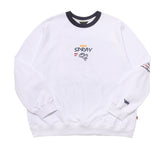 ダブルユーブイプロジェクト(WV PROJECT)SCRIBBLE SWEATSHIRT YRMT7205 (WHITE)
