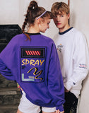 ダブルユーブイプロジェクト(WV PROJECT)SCRIBBLE SWEATSHIRT YRMT7205 (WHITE)