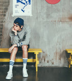 ダブルユーブイプロジェクト(WV PROJECT) GONDRY SWEATSHIRT GRAY MJMT7057
