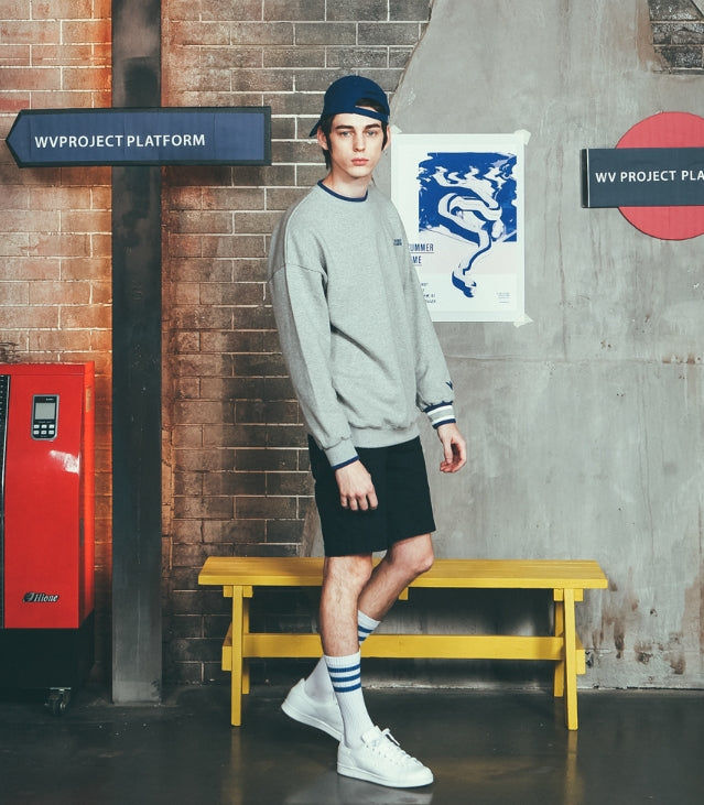 ダブルユーブイプロジェクト(WV PROJECT) GONDRY SWEATSHIRT GRAY MJMT7057