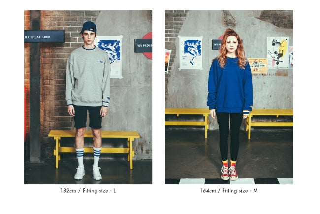 ダブルユーブイプロジェクト(WV PROJECT) GONDRY SWEATSHIRT GRAY MJMT7057