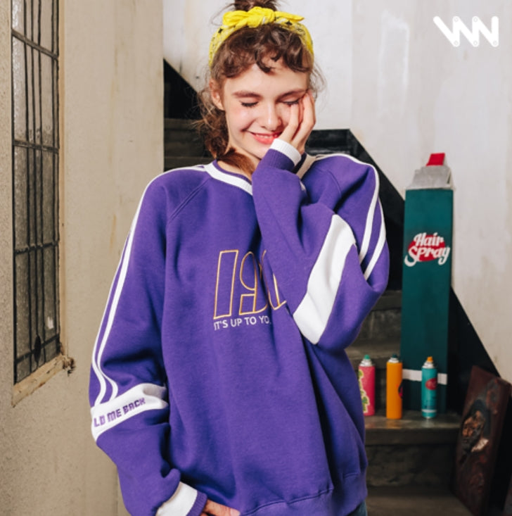 ダブルユーブイプロジェクト(WV PROJECT) KELLY SWEATSHIRT VIOLET MJMT7188
