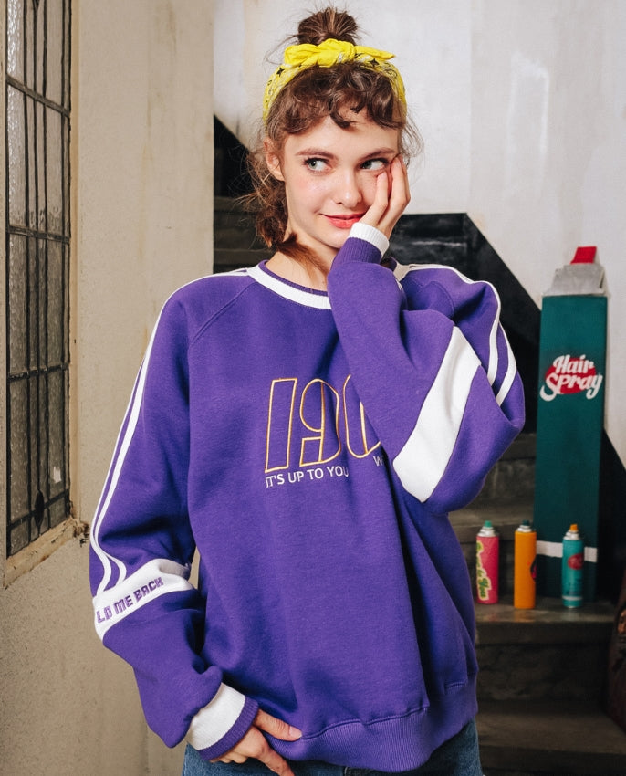 ダブルユーブイプロジェクト(WV PROJECT) KELLY SWEATSHIRT VIOLET MJMT7188