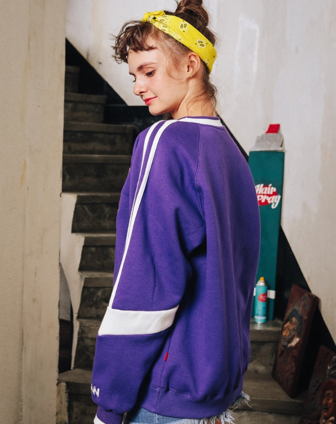 ダブルユーブイプロジェクト(WV PROJECT) KELLY SWEATSHIRT VIOLET MJMT7188