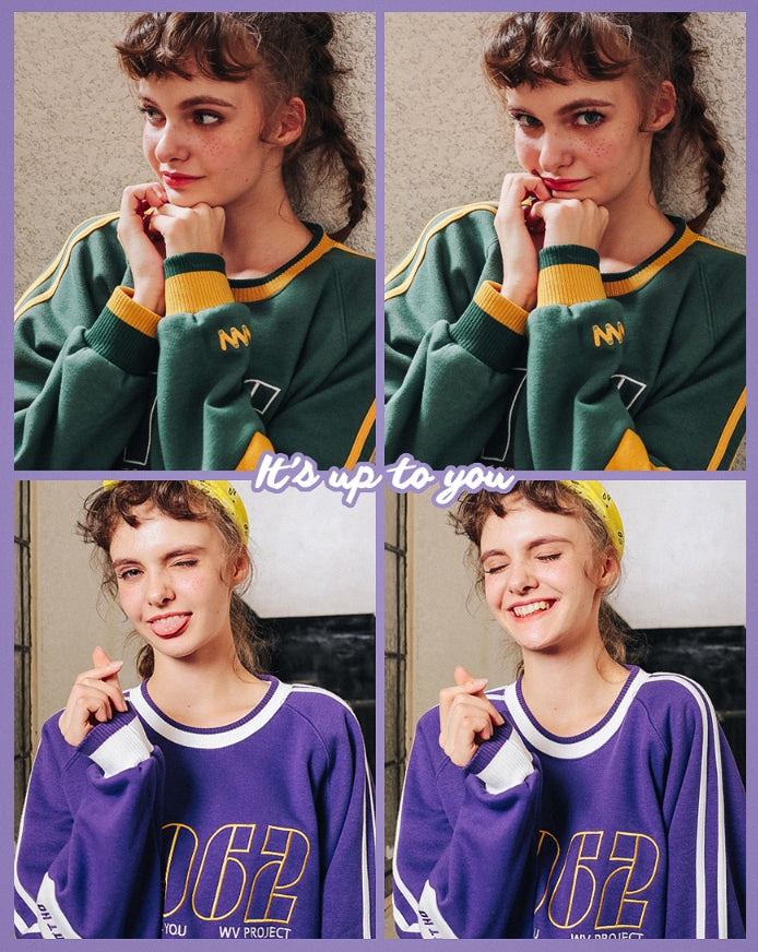 ダブルユーブイプロジェクト(WV PROJECT) KELLY SWEATSHIRT VIOLET MJMT7188