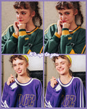 ダブルユーブイプロジェクト(WV PROJECT) KELLY SWEATSHIRT VIOLET MJMT7188