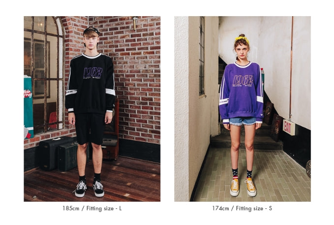 ダブルユーブイプロジェクト(WV PROJECT) KELLY SWEATSHIRT VIOLET MJMT7188