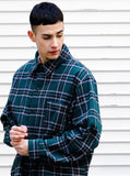 パーステップ(PERSTEP)Extreme Loose fit Shirt 2種(Black,Green) MLS4127