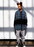 パーステップ(PERSTEP)Extreme Loose fit Shirt 2種(Black,Green) MLS4127