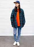パーステップ(PERSTEP)Extreme Loose fit Shirt 2種(Black,Green) MLS4127