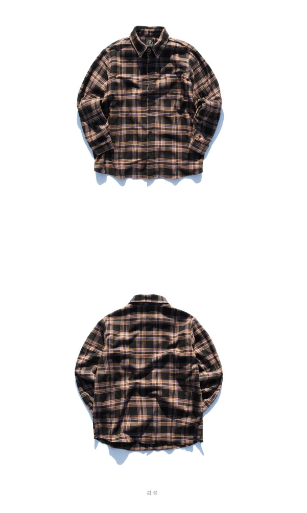 パーステップ(PERSTEP)Extreme Loose fit Shirt 2種(Black,Green) MLS4127