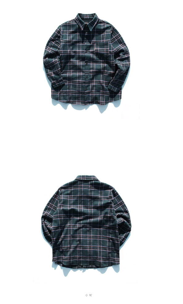 パーステップ(PERSTEP)Extreme Loose fit Shirt 2種(Black,Green) MLS4127
