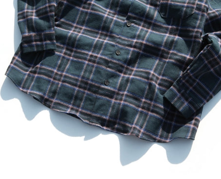 パーステップ(PERSTEP)Extreme Loose fit Shirt 2種(Black,Green) MLS4127