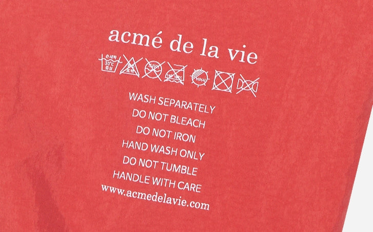 アクメドラビ(acme' de la vie) ADLV NYLON PANTS RED