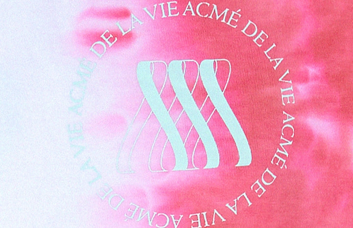 アクメドラビ(acme' de la vie) ADLV VARIEGATION SHORT SLEEVE T-SHIRT BLUE
