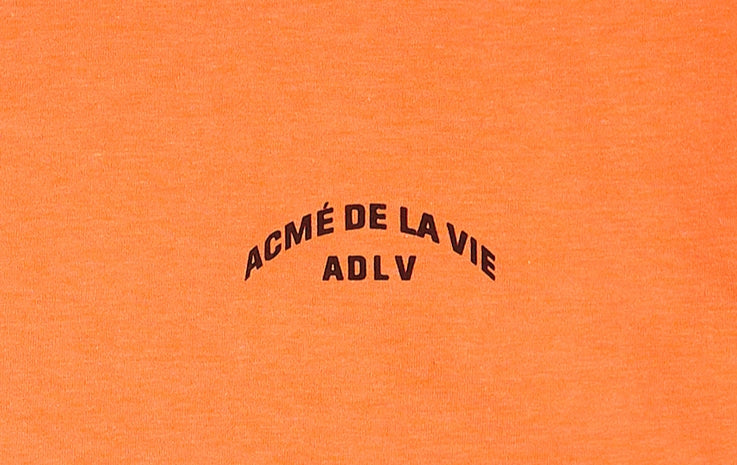 アクメドラビ(acme' de la vie) ADLV NEON BIG LOGO SHORT SLEEVE T-SHIRT ORANGE