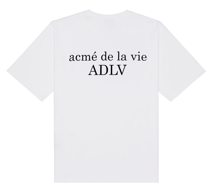 アクメドラビ(acme' de la vie) ADLV BASIC SHORT SLEEVE T-SHIRT 2 WHITE