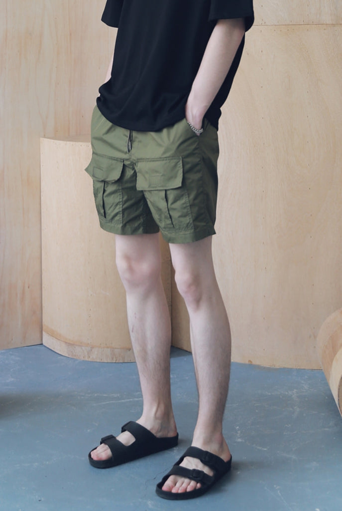 マスノウン(MASSNOUN) FRONT TWO POCKET SHORT PANTS MSNSP005-KK