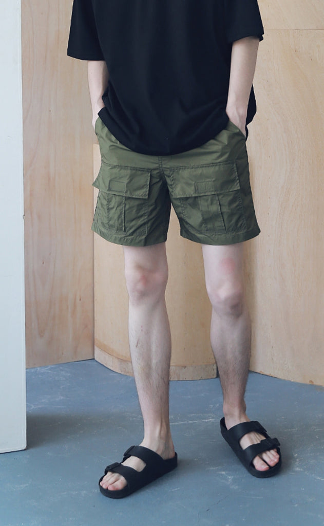 マスノウン(MASSNOUN) FRONT TWO POCKET SHORT PANTS MSNSP005-KK