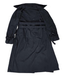 トレンディウビ(Trendywoobi) Black 3rope strap trenchcoat