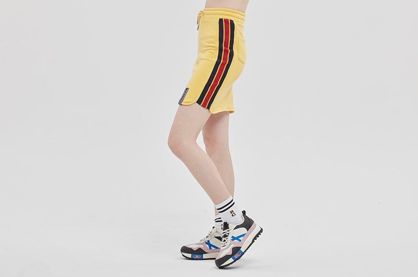 ロマンティッククラウン(ROMANTIC CROWN) SIDE LINE SPORTS SKIRT_BUTTER