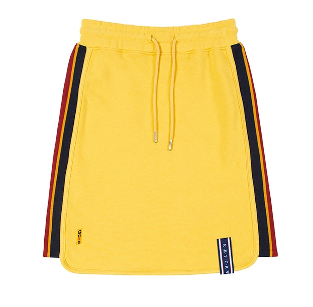 ロマンティッククラウン(ROMANTIC CROWN) SIDE LINE SPORTS SKIRT_BUTTER
