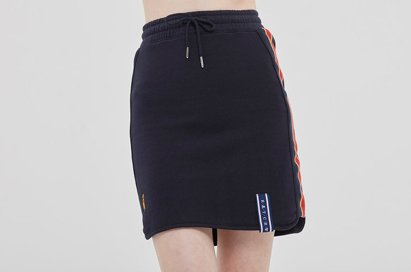 ロマンティッククラウン(ROMANTIC CROWN) SIDE LINE SPORTS SKIRT_NAVY