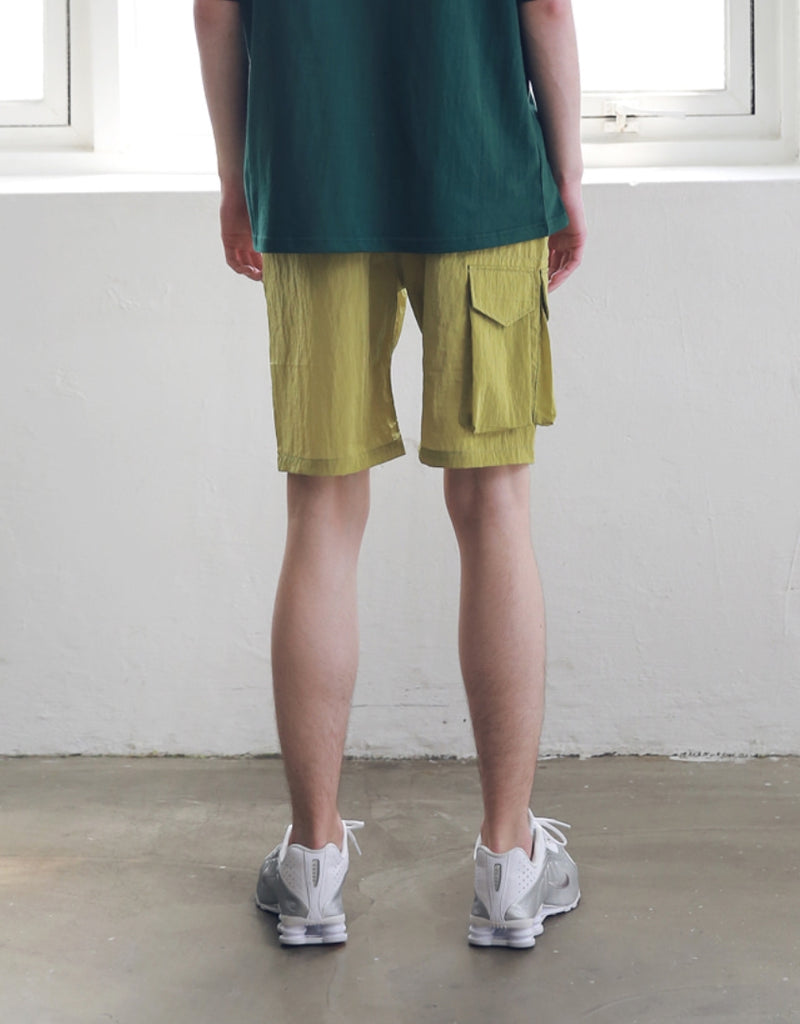 マスノウン(MASSNOUN) SIDE TWO POCKET SHORT PANTS MSNSP004-YL