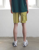 マスノウン(MASSNOUN) SIDE TWO POCKET SHORT PANTS MSNSP004-YL