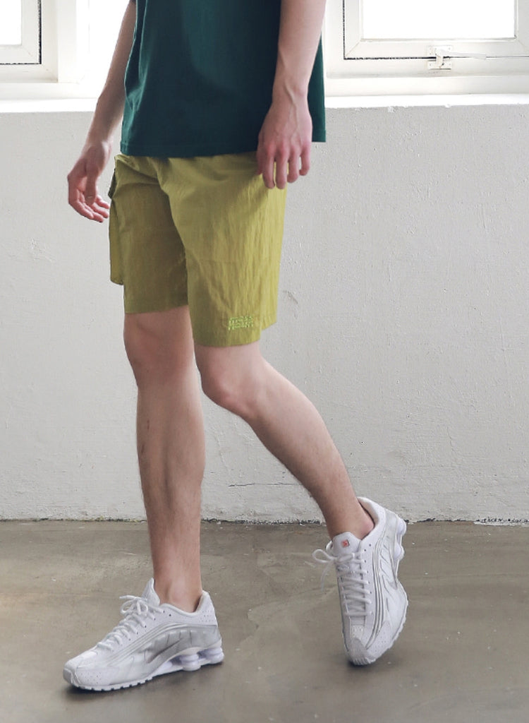 マスノウン(MASSNOUN) SIDE TWO POCKET SHORT PANTS MSNSP004-YL