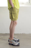 マスノウン(MASSNOUN) SIDE TWO POCKET SHORT PANTS MSNSP004-YL