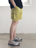 マスノウン(MASSNOUN) SIDE TWO POCKET SHORT PANTS MSNSP004-YL