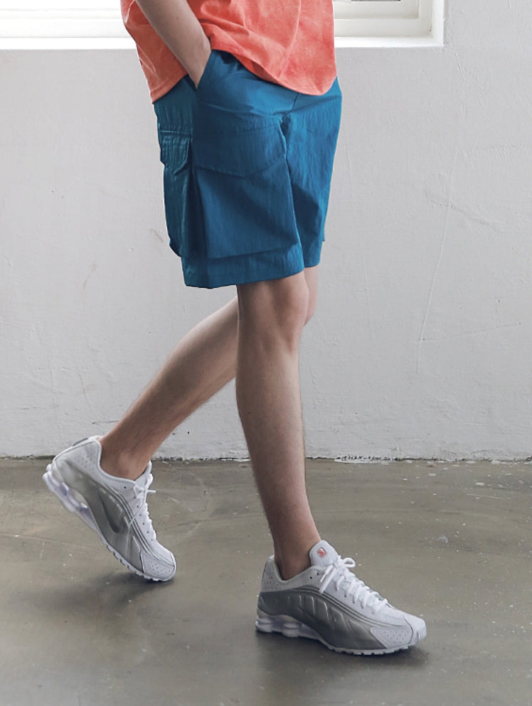 マスノウン(MASSNOUN) SIDE TWO POCKET SHORT PANTS MSNSP004-BL
