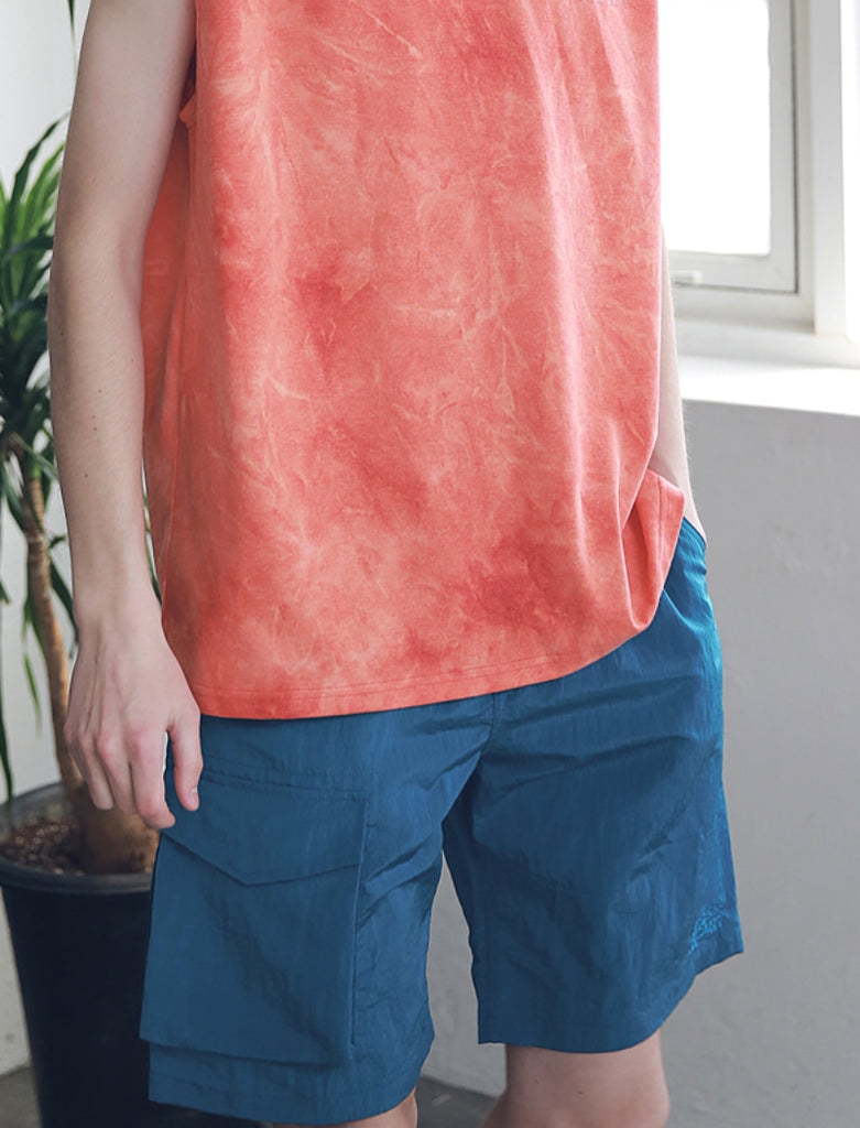 マスノウン(MASSNOUN) SIDE TWO POCKET SHORT PANTS MSNSP004-BL