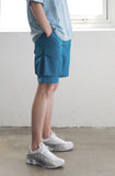 マスノウン(MASSNOUN) SIDE TWO POCKET SHORT PANTS MSNSP004-BL