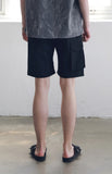 マスノウン(MASSNOUN) SIDE TWO POCKET SHORT PANTS MSNSP004-BK