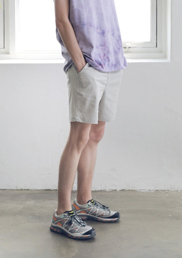 マスノウン(MASSNOUN) SL LOGO BASIC SHORT PANTS MSNSP003-LG