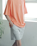 マスノウン(MASSNOUN) SL LOGO BASIC SHORT PANTS MSNSP003-LG