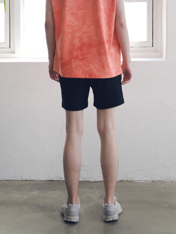 マスノウン(MASSNOUN) SL LOGO BASIC SHORT PANTS MSNSP003-BG