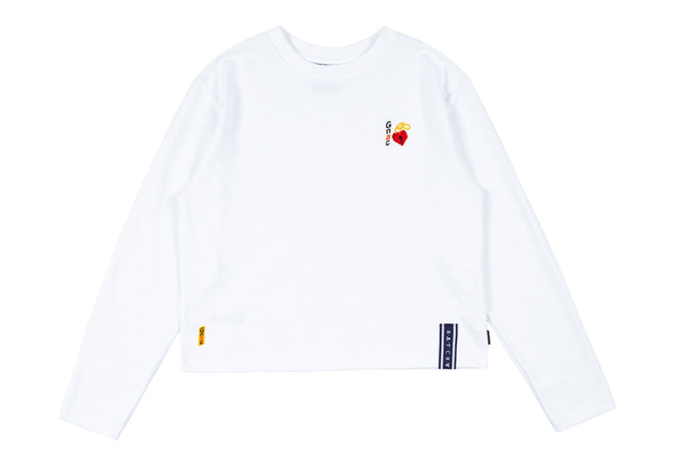 ロマンティッククラウン(ROMANTIC CROWN) UNLOCK YOUR MIND LONG SLEEVE_WHITE