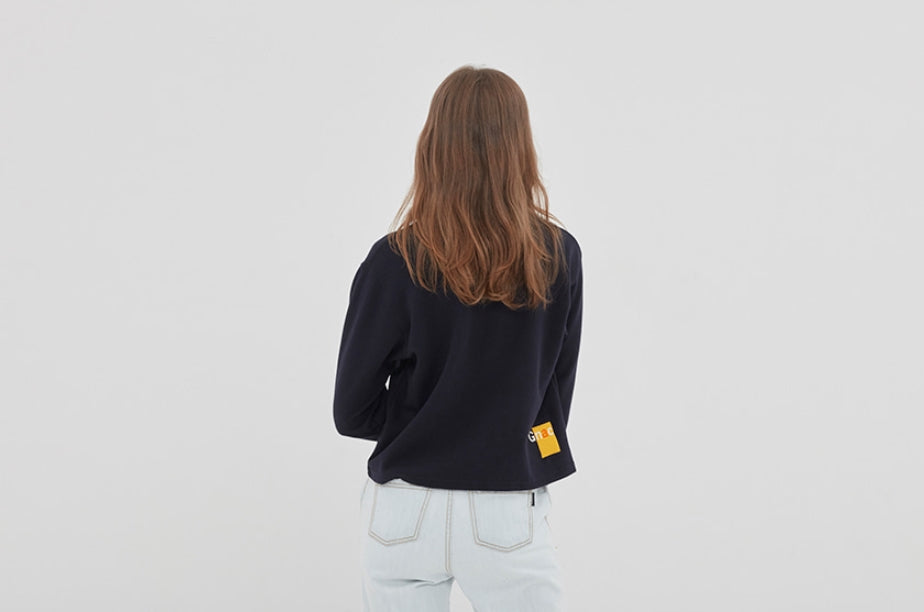 ロマンティッククラウン(ROMANTIC CROWN) UNLOCK YOUR MIND LONG SLEEVE_NAVY