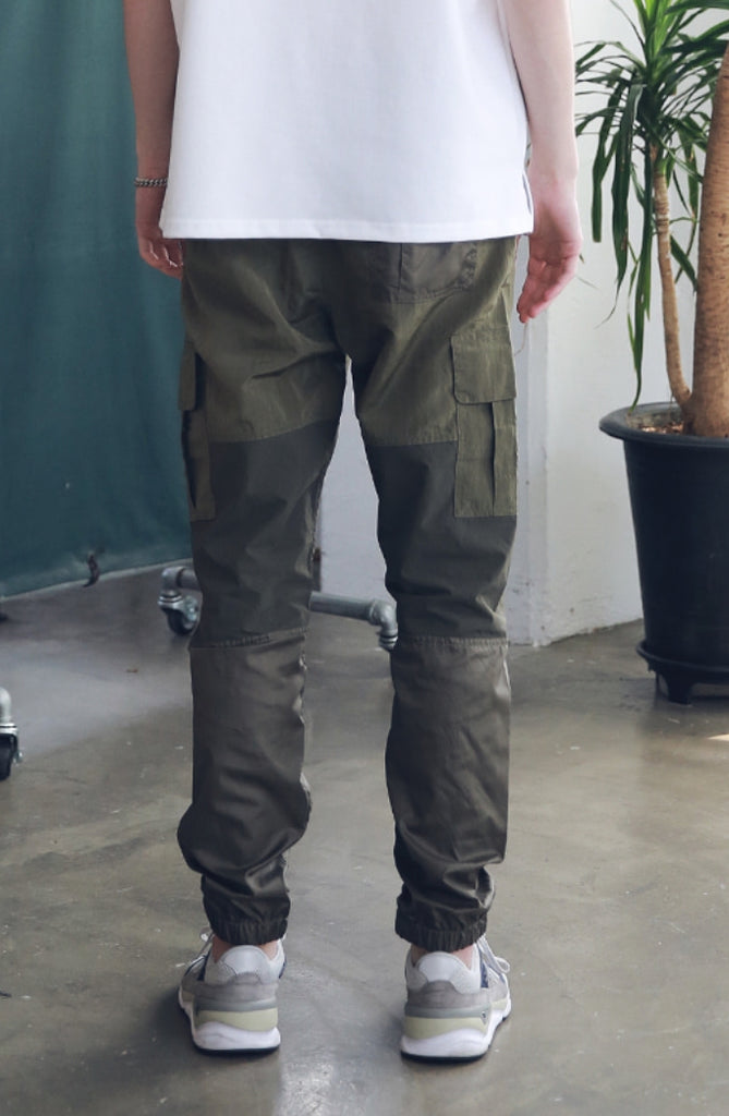 マスノウン(MASSNOUN) 3RD SECTION JOGGER PANTS MSNCP003-KK