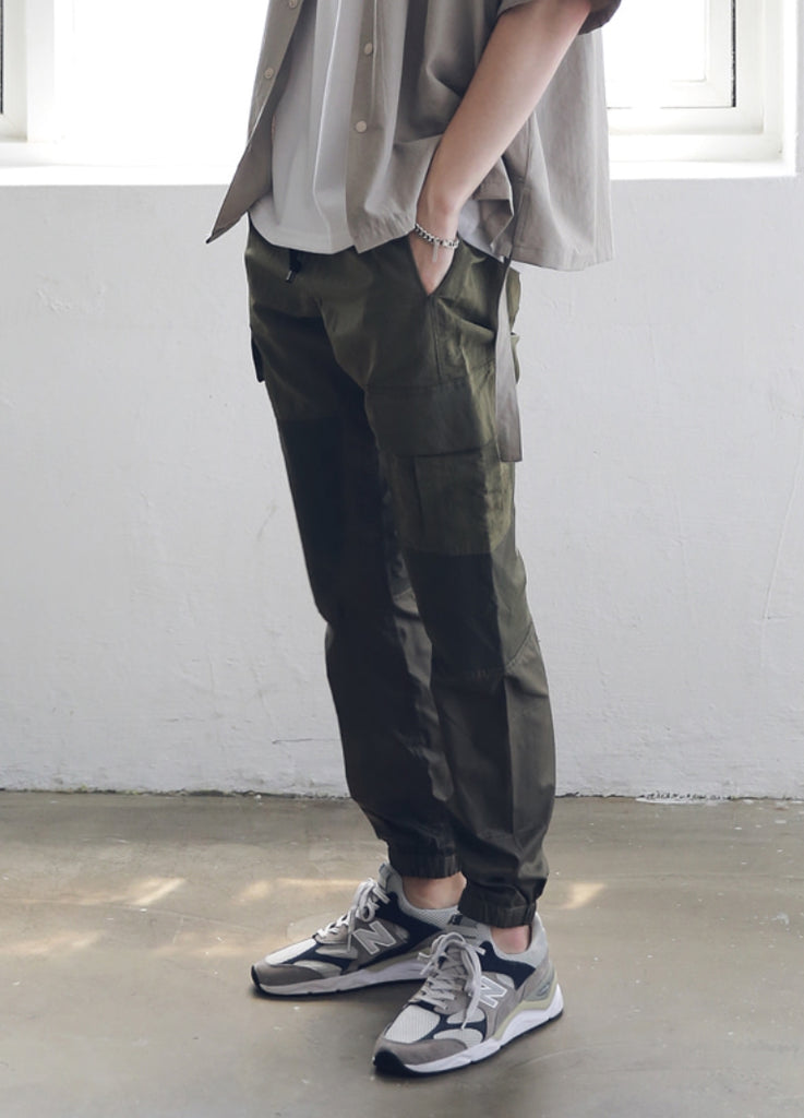 マスノウン(MASSNOUN) 3RD SECTION JOGGER PANTS MSNCP003-KK