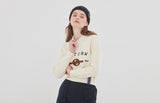 ロマンティッククラウン(ROMANTIC CROWN) RMTCRW CLASSIC LOGO POLO SHIRT_OATMEAL