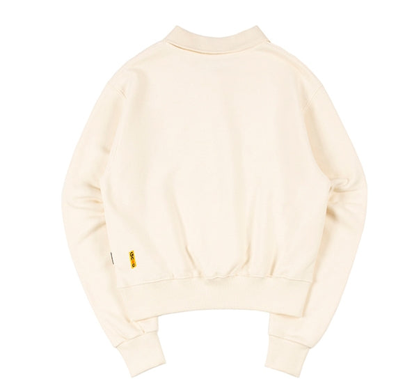ロマンティッククラウン(ROMANTIC CROWN) RMTCRW CLASSIC LOGO POLO SHIRT_OATMEAL