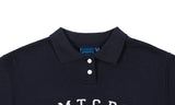 ロマンティッククラウン(ROMANTIC CROWN) RMTCRW CLASSIC LOGO POLO SHIRT_NAVY
