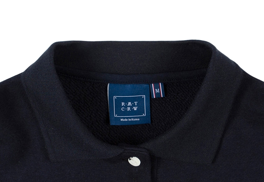 ロマンティッククラウン(ROMANTIC CROWN) RMTCRW CLASSIC LOGO POLO SHIRT_NAVY