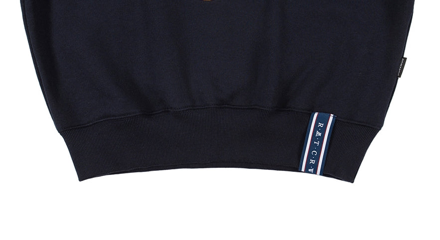ロマンティッククラウン(ROMANTIC CROWN) RMTCRW CLASSIC LOGO POLO SHIRT_NAVY