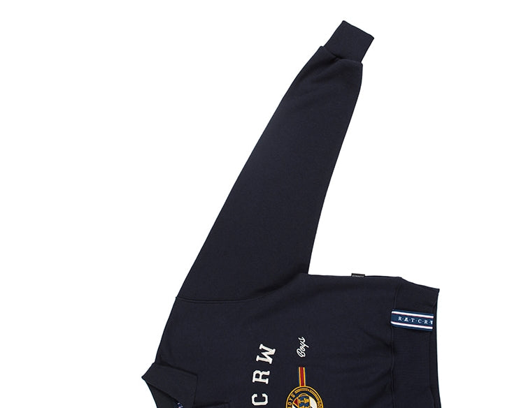 ロマンティッククラウン(ROMANTIC CROWN) RMTCRW CLASSIC LOGO POLO SHIRT_NAVY